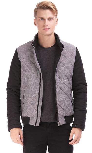 Quilted Jacket – Grey