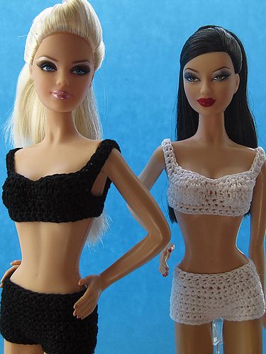 Retro Bikini for Barbie Basics pattern by Betty Watson