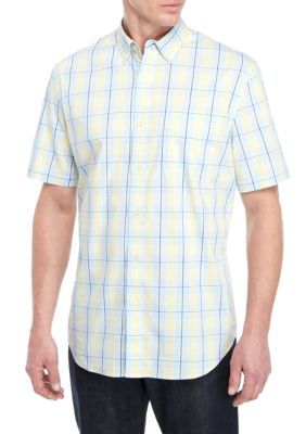 Saddlebred® Short Sleeve Wrinkle Free Tailored Fit Shirt