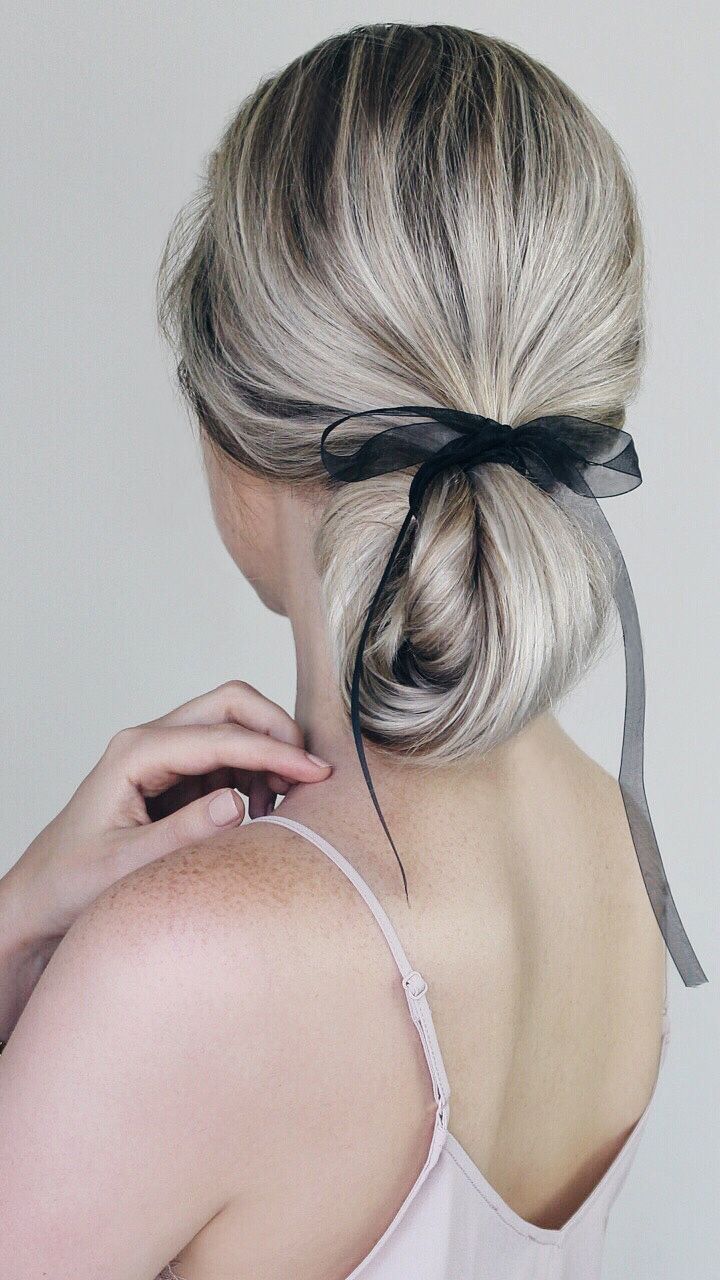 Simple Hairstyles Incorporating Bows & Ribbon – Alex Gaboury