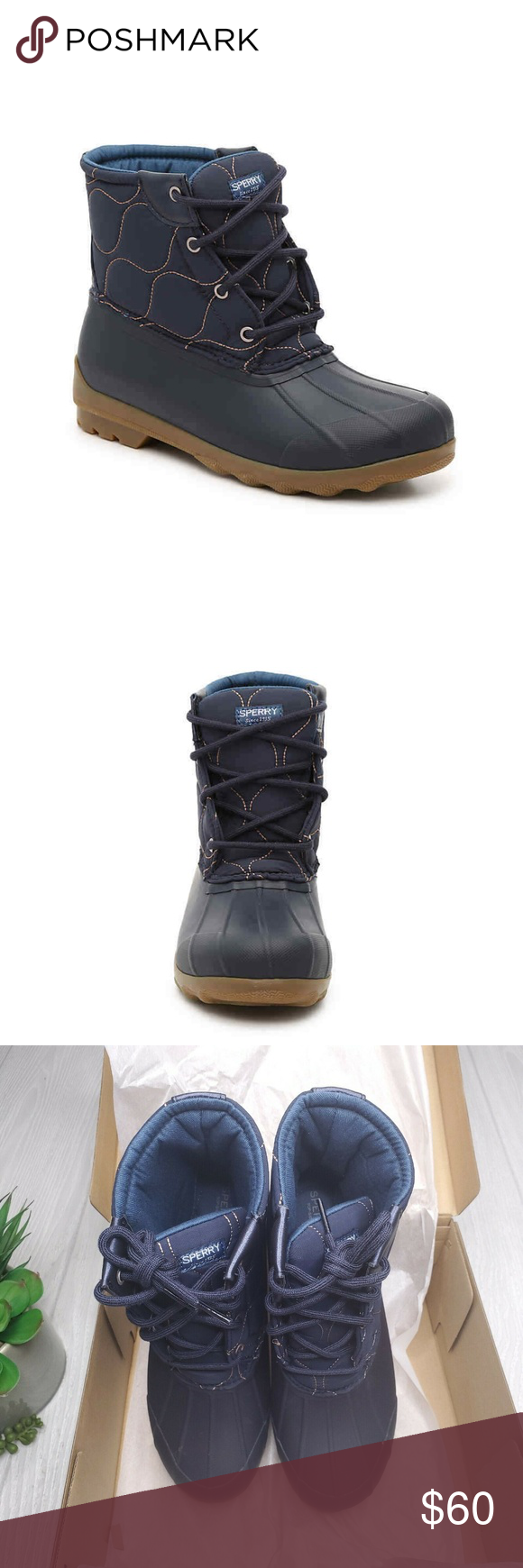 Sperry Top-Sider Port Rain Snow Duck Boots 8 Women Condition: New with tage, in …