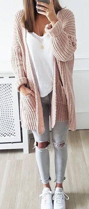 Style Spacez: 33 Super Cheap Outfit With Cardigans Ideas For Fall and Winter