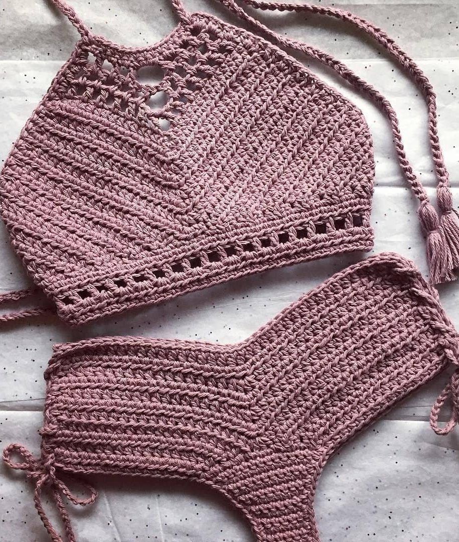 Stylish and Awesome Crochet Swimwear and Bikini Images for Summer 2019