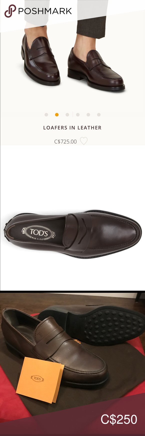 TOD’S Leather Penny Loafers