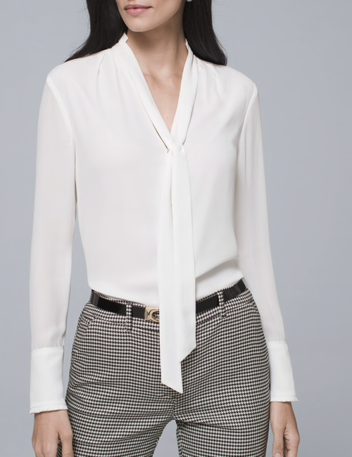 The Range: Tie Neck Blouses | The Work Edit by Capitol Hill Style