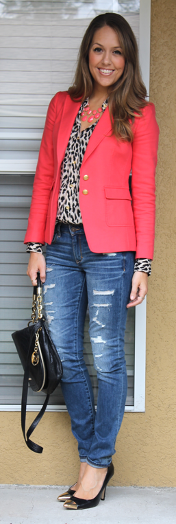 Today’s Everyday Fashion: Leopard & Coral