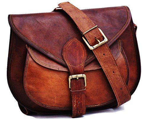 Urban Leather Crossbody Bags for Women Saddle Bag Purse Handbags Gift for Young Women & Teen Girls | Genuine Leather Satchel Shoulder Bags Small Size 26 cms