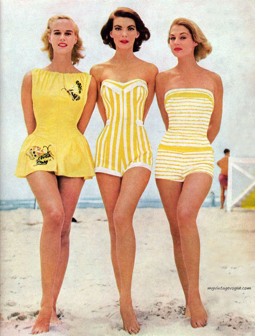 Vintage 1950s Women’s Fashion | Beautiful Women’s Swimwear Fashion in the 1950’s…