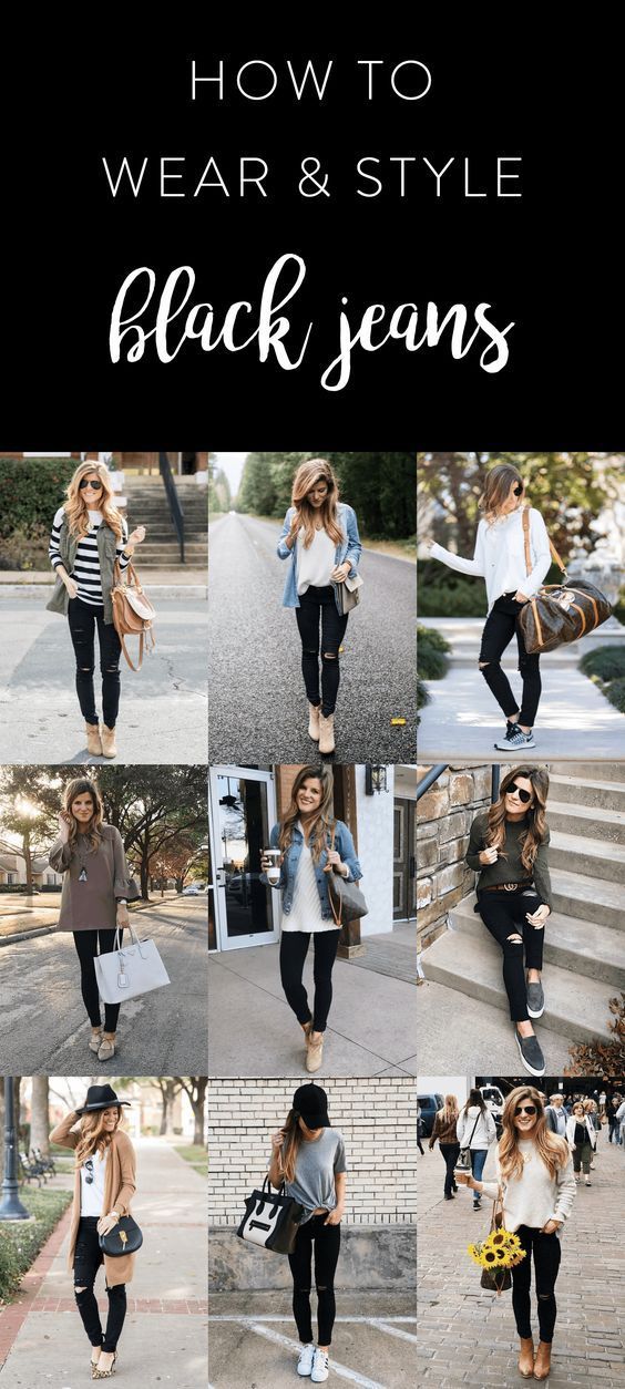 What to wear with black jeans – 30+ Black Jeans Outfit Ideas