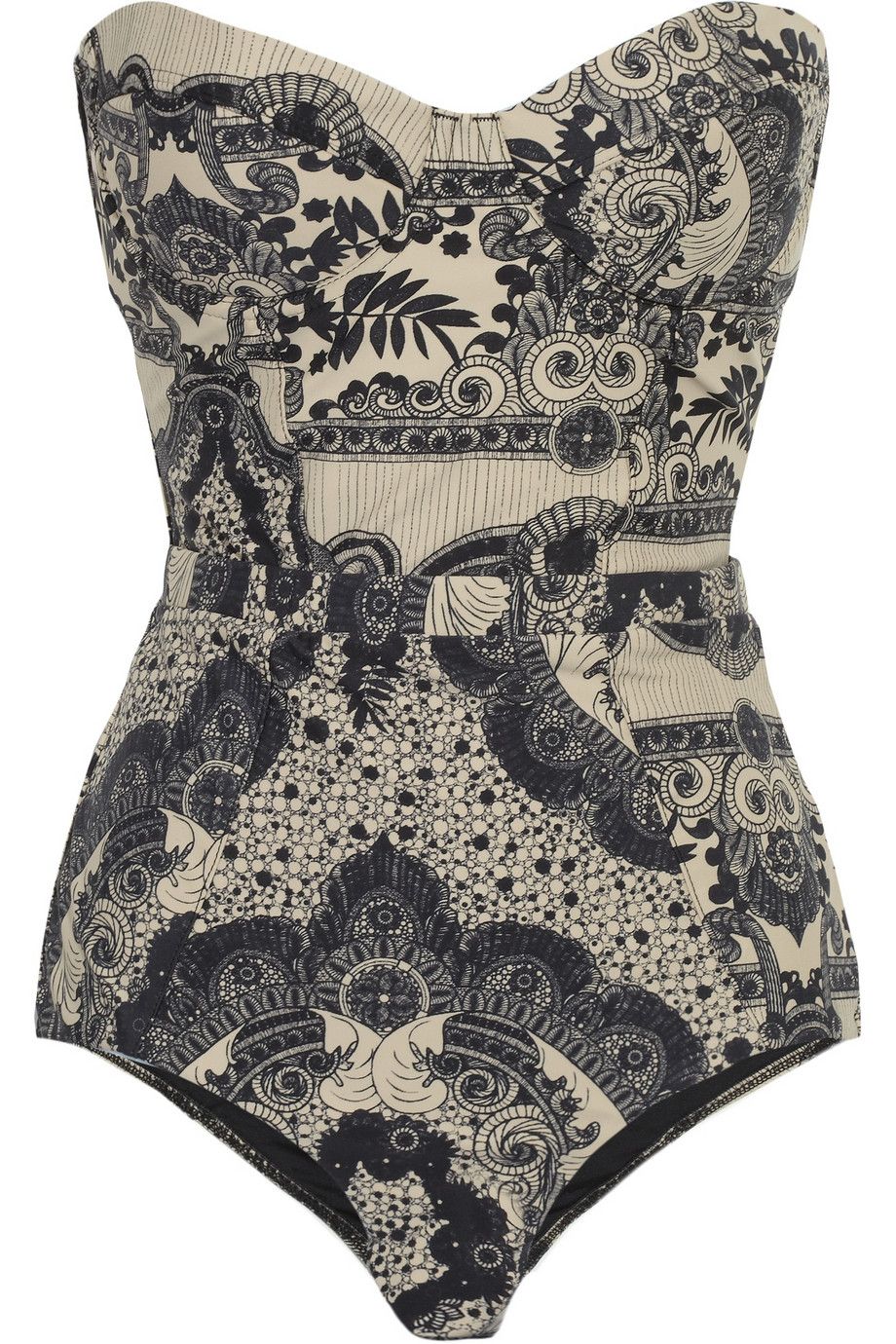 Zimmermann | Collision underwired printed swimsuit