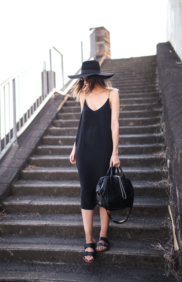 how to wear black in the summer // #streetstyle