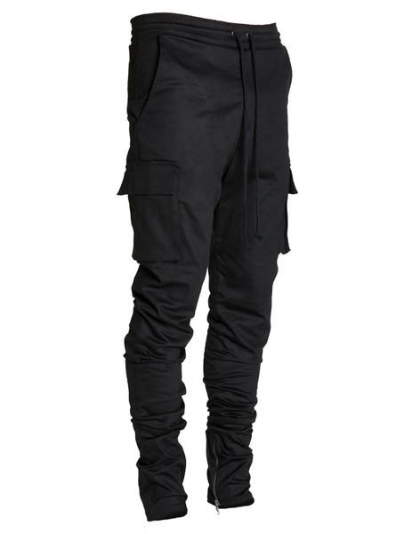 lantz twill cargo pants black Cotton twill pants, featuring an elastic waistband…