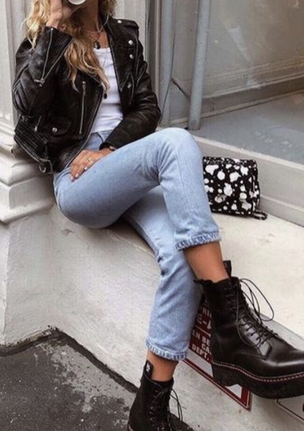 pinterest @kyliieee | city street style outfit ideas for women | levis 501 skinny jeans outfit girls