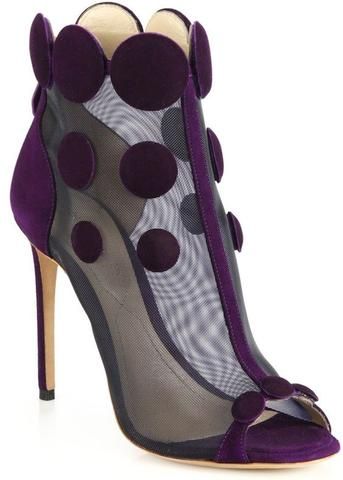 unique design thin high heel purple black suede leather open toe sandal boots me…
