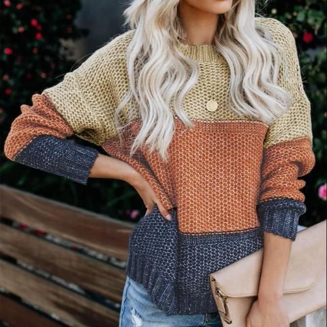 ⭐️⭐️⭐️⭐️⭐️Ruby Color Block Sweater