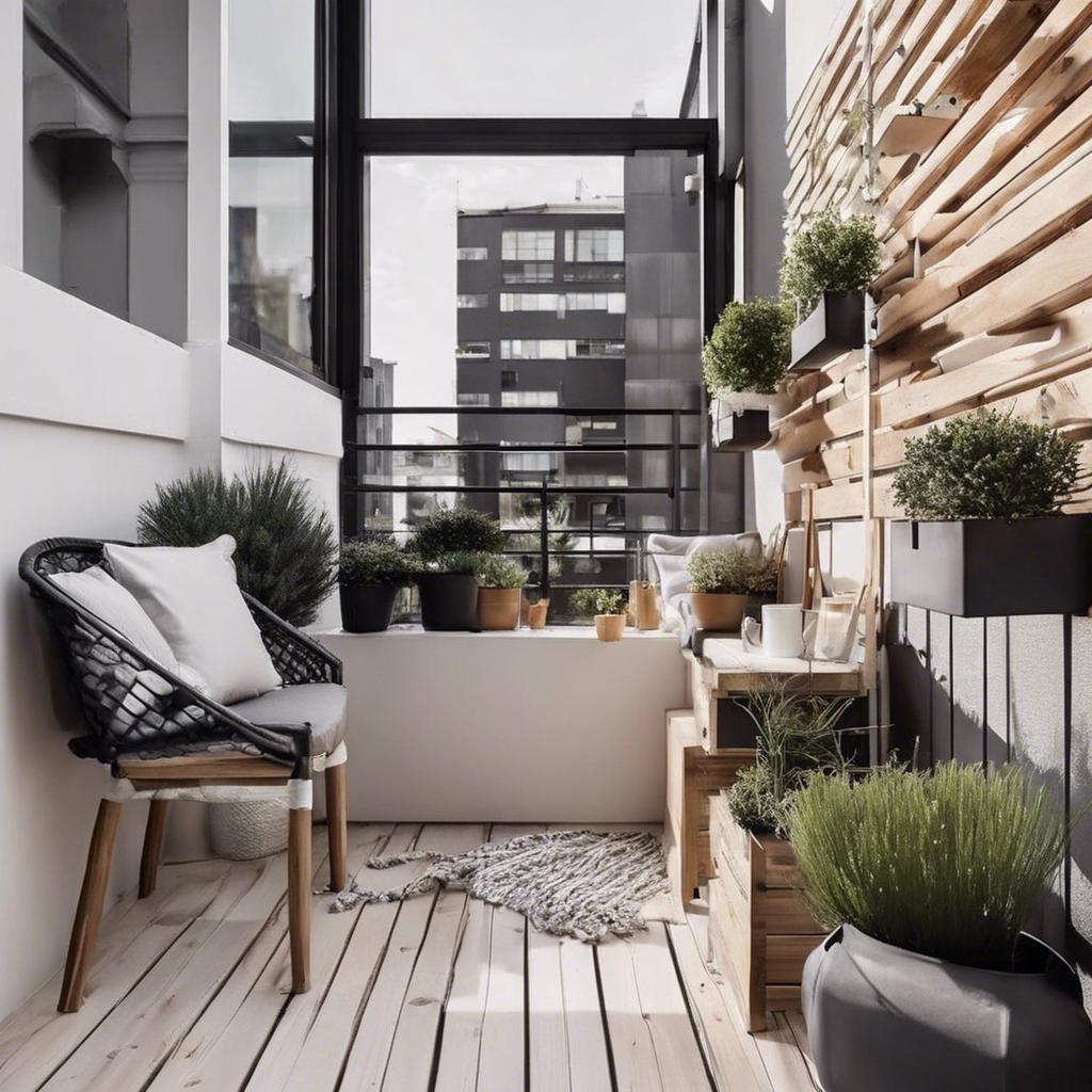 Achieving a Chic and Modern Look with Minimalist Small Balcony Design Ideas