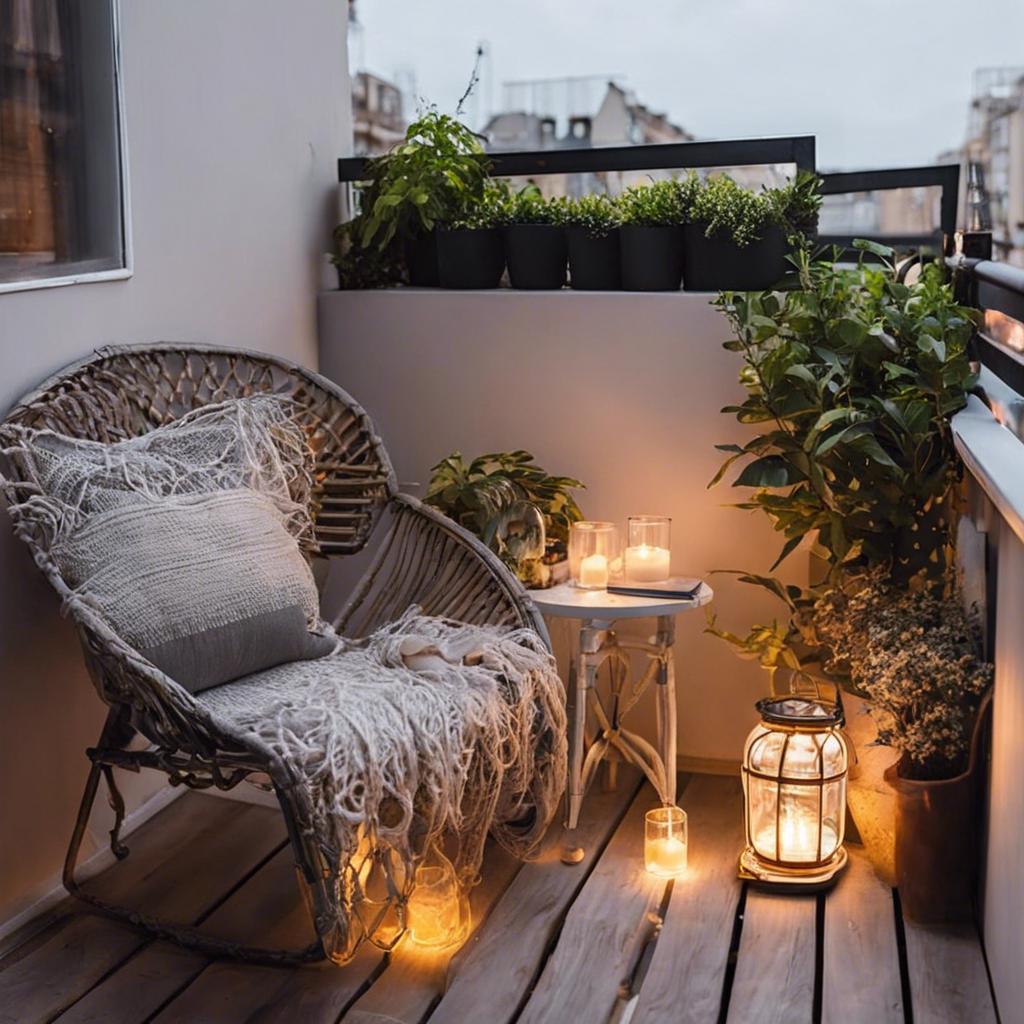 Adding ⁣Ambiance: Lighting and Decor Tips for Small Balcony‌ Design