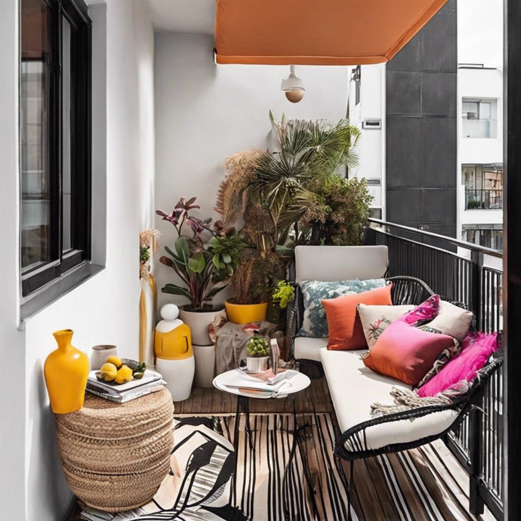 Adding Color and Texture: Stylish Decor⁢ Ideas ​for Small Balconies