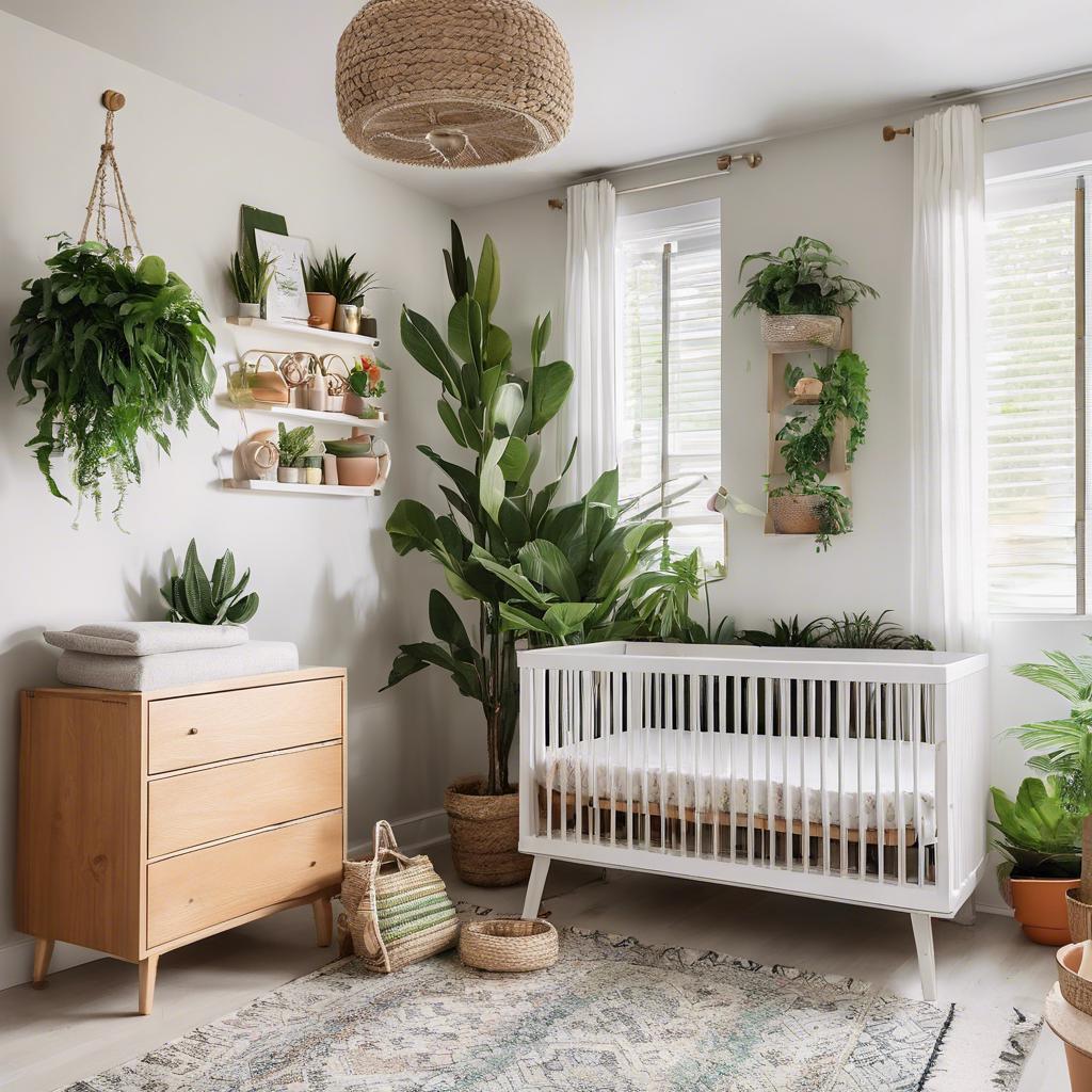 Adding Greenery and Plants to‍ Bring Life ‍to a Small ‌Colorful⁣ Nursery