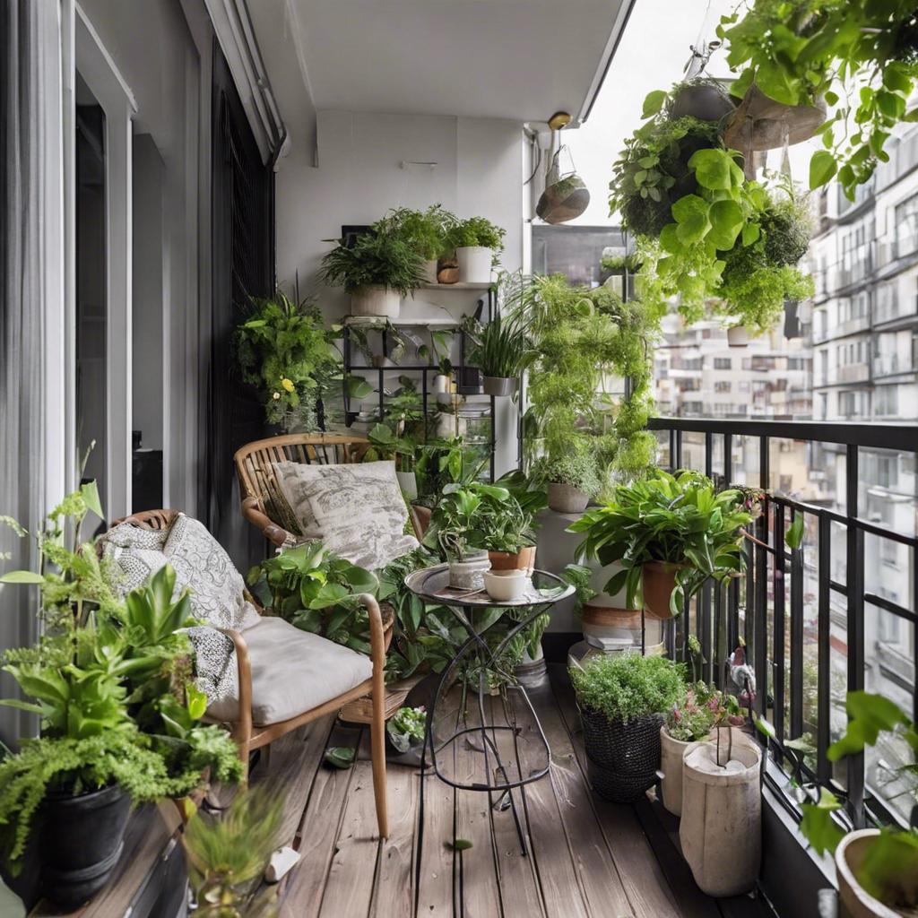 Adding Greenery and Plants to Enhance Small Balcony Spaces