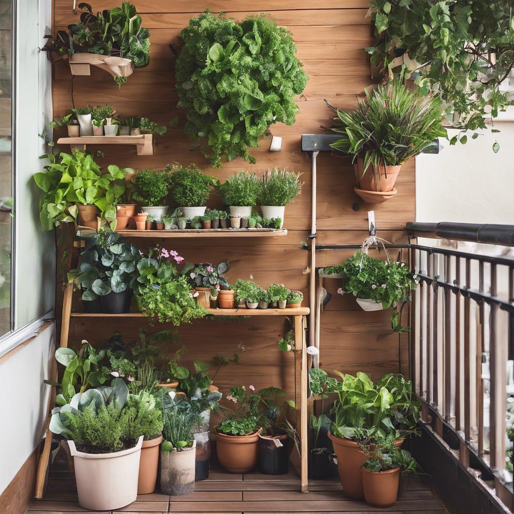 4. Balcony ‌Gardening:⁢ Tips and Tricks for Greening ⁤Up Your Small Outdoor Space