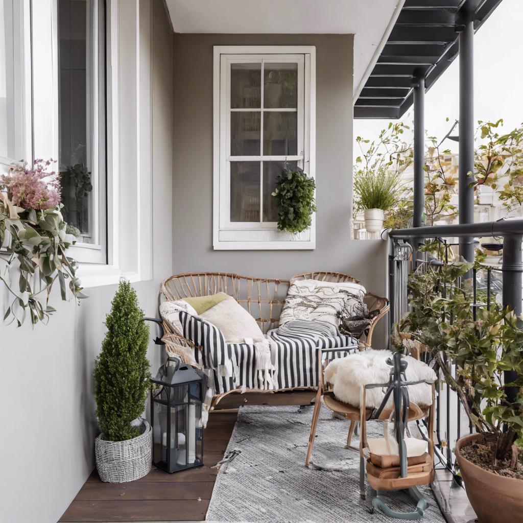 Bringing the Indoors Out: Cozy Furnishings for Small Balcony Design