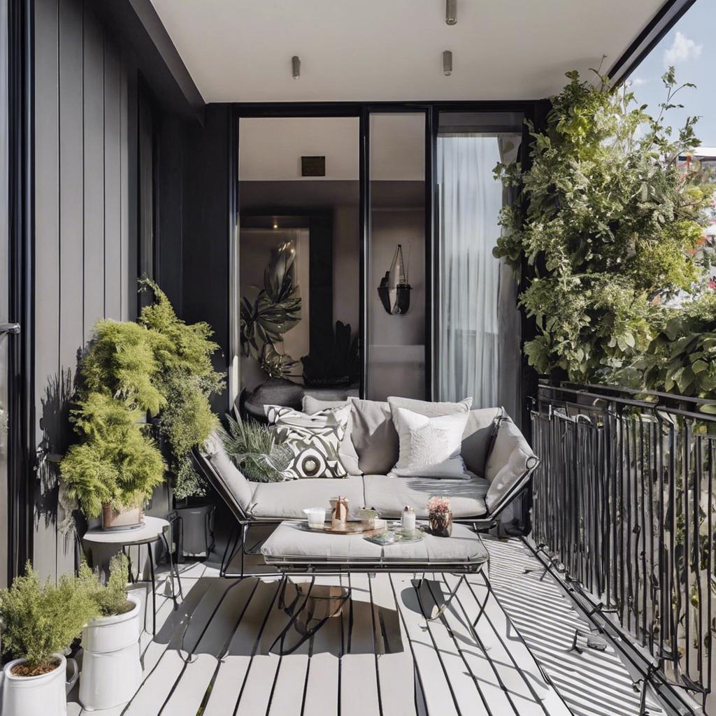 Bringing the ⁣Indoors Out: Stylish Decor for Small Balcony Design