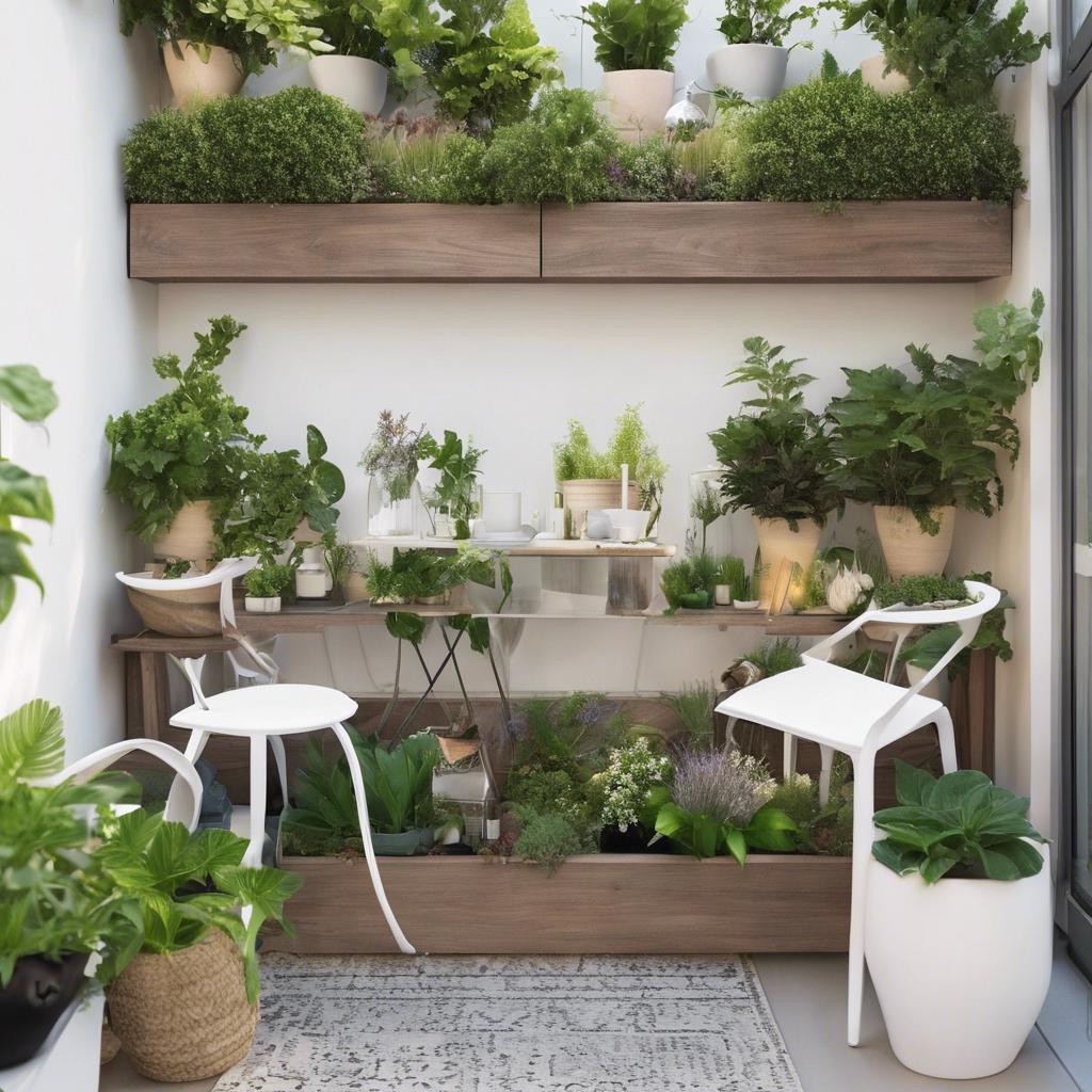 2. Bringing⁢ Nature ⁢In: Creative Ways ‍to Incorporate Greenery in Small Balcony Design