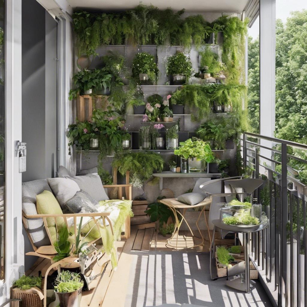 Bringing Nature⁣ In: Incorporating Greenery⁤ in⁣ Small Balcony‌ Design