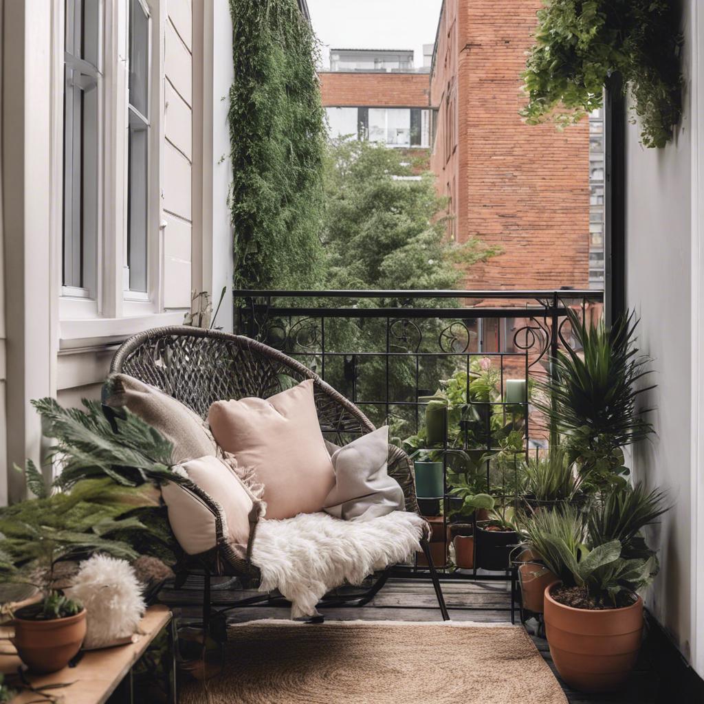 2. ‌Bringing the Outdoors In: Creating a Cozy ⁣Oasis on Your Small Balcony