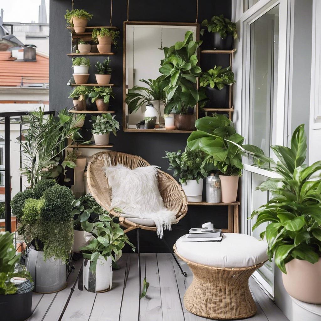 Bringing the Outdoors In: ‍Incorporating Plants in Small ‌Balcony Design