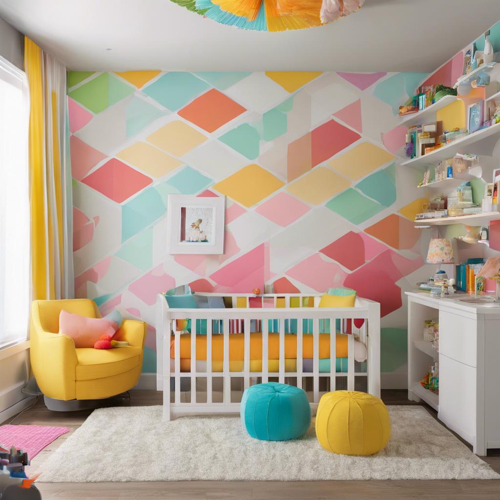 A Burst ⁤of ⁤Colors: Transforming a Small Space into ​a ‌Vibrant ‌Nursery