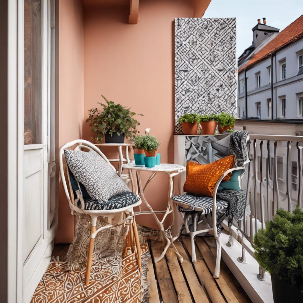Choosing Color Schemes and ​Patterns for‍ a Cozy Small Balcony