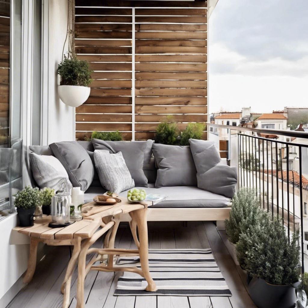 Choosing​ Functional and ​Stylish Furniture⁤ for ​Small Balcony Design