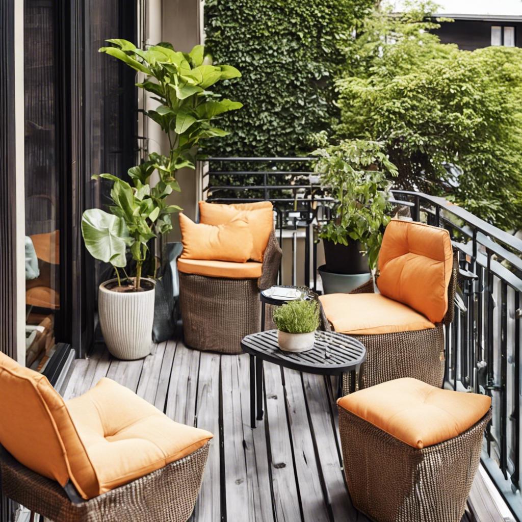 Choosing Furniture Wisely: Small Balcony ​Design Essentials