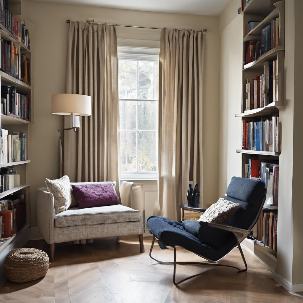 Choosing the Right Furniture: Key Pieces for a⁢ Comfortable Reading Nook Design