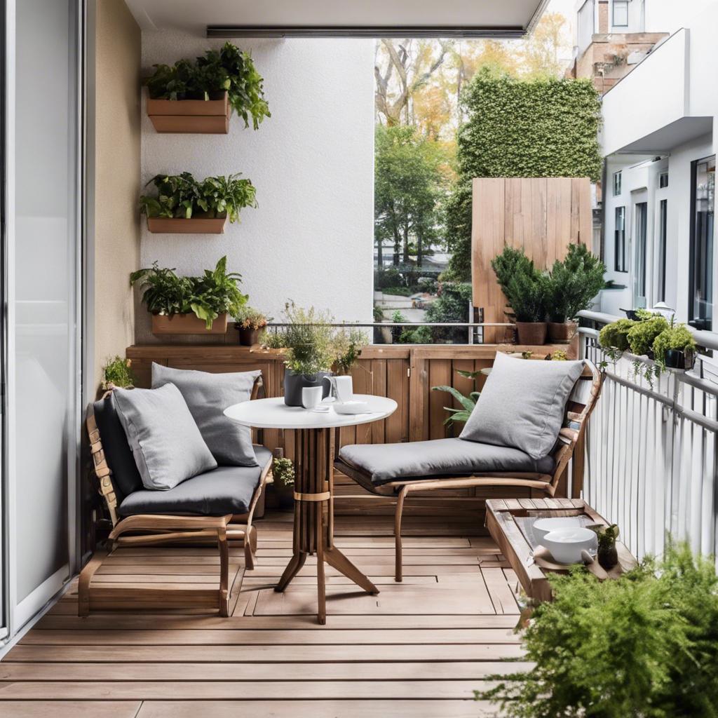 Choosing the Right Furniture for Small Balcony Design