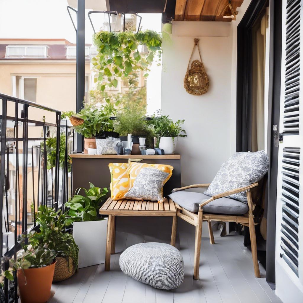 4.​ Choosing the Right Furniture for Small Balcony Spaces