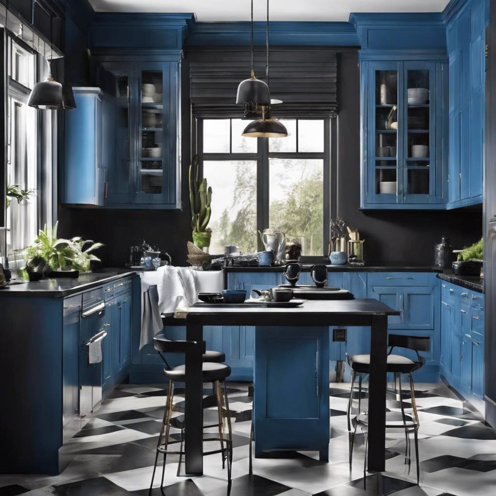 Choosing the Right Shades of Blue and Black for Your Kitchen