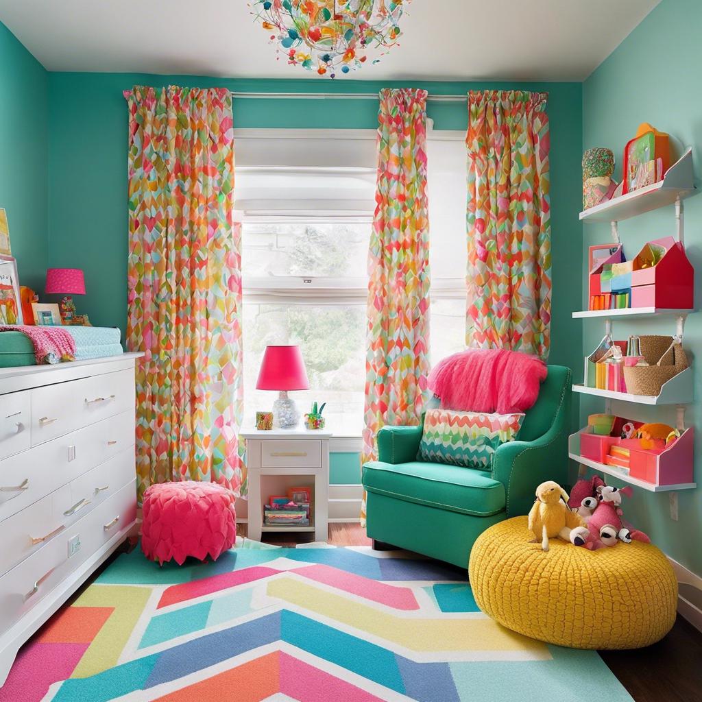 Choosing Vibrant Color Combinations for a Cheerful Small Colorful Nursery