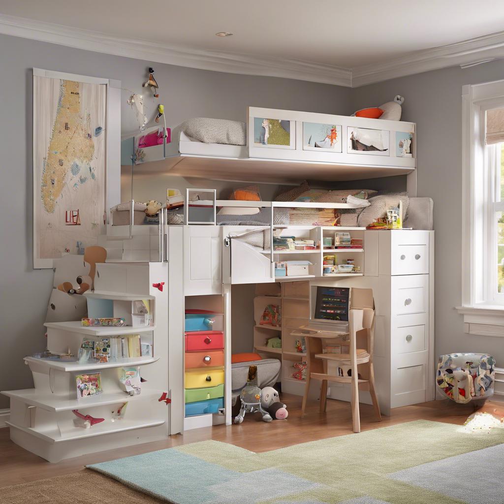 Clever Design Ideas for Maximizing Space in Kid's Rooms