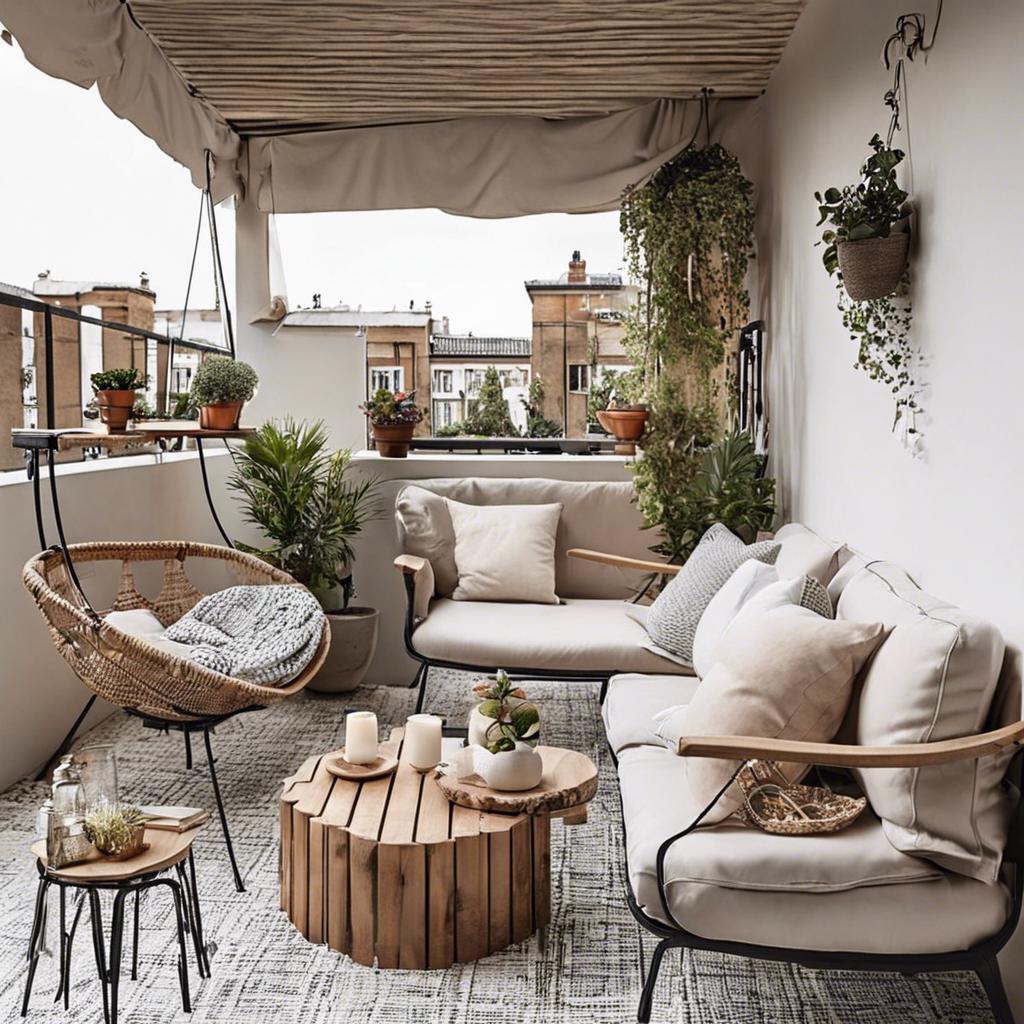Comfort and Style: Furniture ‍Ideas for Small Balconies