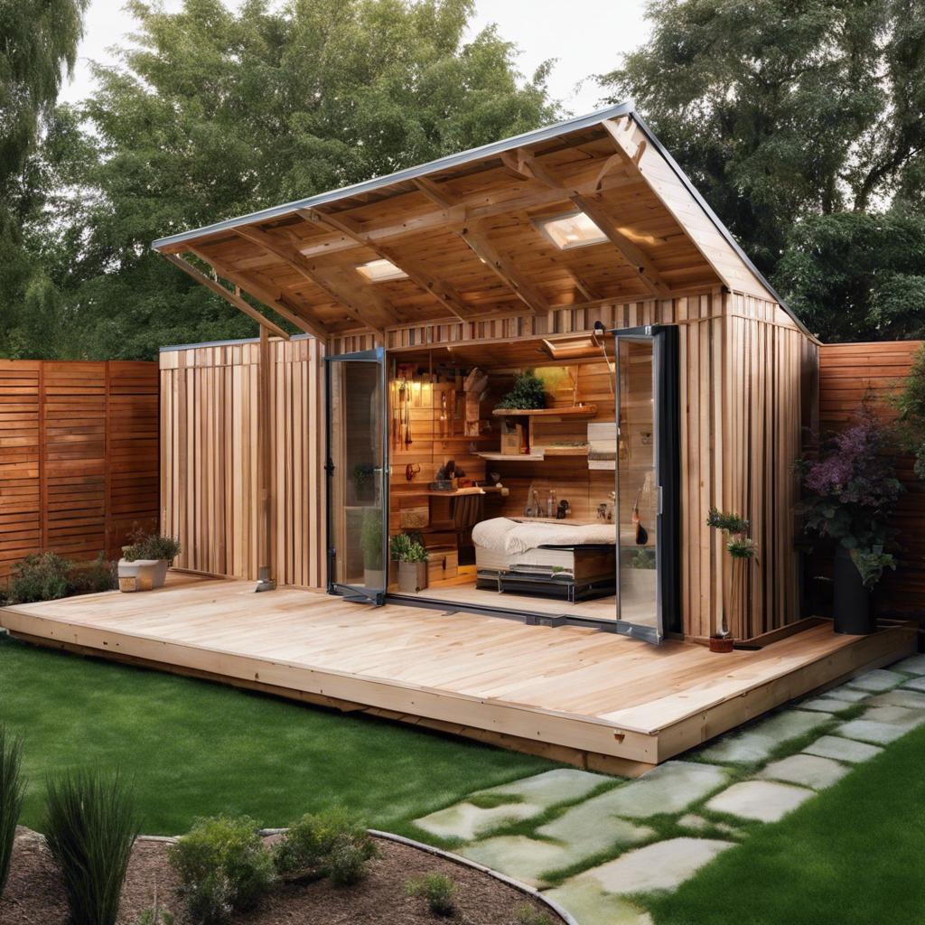 Incorporating Sustainable Materials ⁣for​ Eco-Friendly⁤ Shed Design