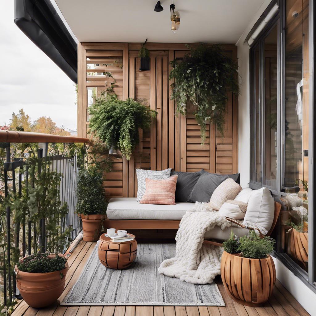 Create a Cozy Retreat with Small Balcony⁣ Design