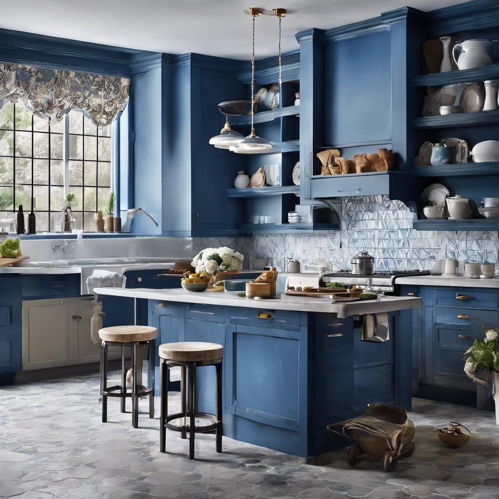 How⁢ to​ Create a Serene Atmosphere with Blue ‍Kitchen Design