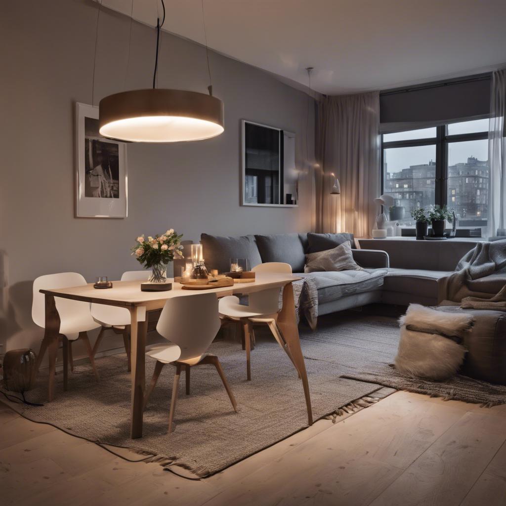 Creating a ‍Cozy Atmosphere with ⁣Lighting‌ in Your Apartment ⁤Interior Design