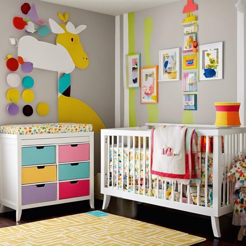 Creating a ⁤Cheerful Atmosphere with Small Colorful Nursery ‍Décor