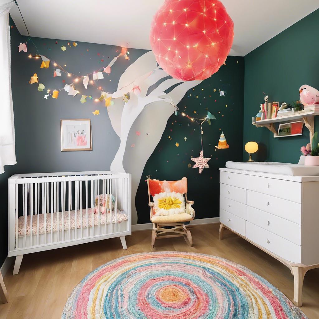 Creating a Magical Atmosphere⁢ in a Small Colorful Nursery