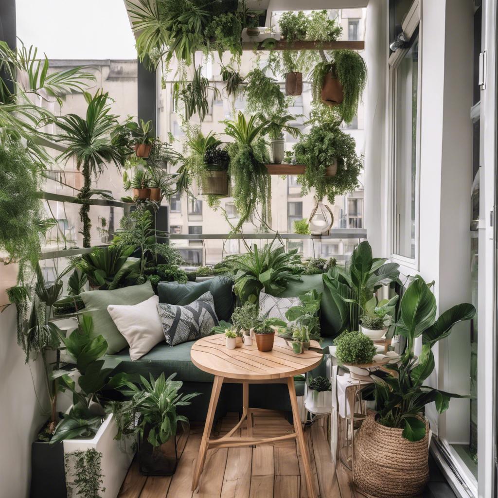 Creating a Lush⁢ Oasis: Maximizing Greenery in Small Balcony Design