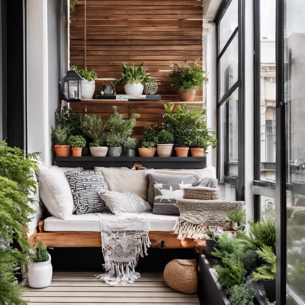 Creating⁤ a ⁤Cozy Oasis: Small Balcony Design Ideas